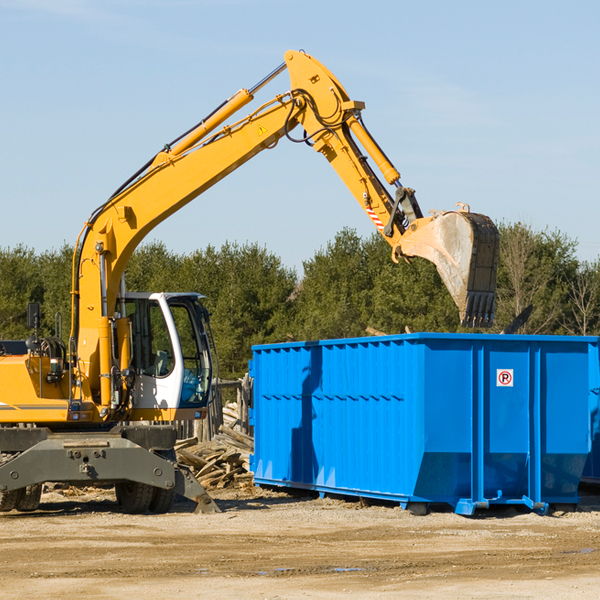 what size residential dumpster rentals are available in Reiffton